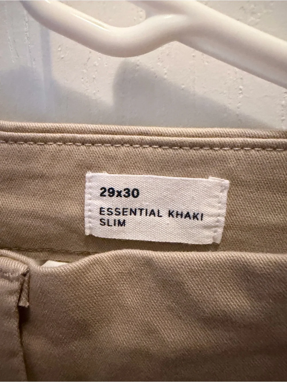 GAP Men’s Slim Fit Chino Pants in Light Khaki